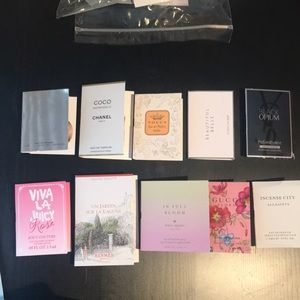 Lots of 10 Eau de Parfume Samples For WM